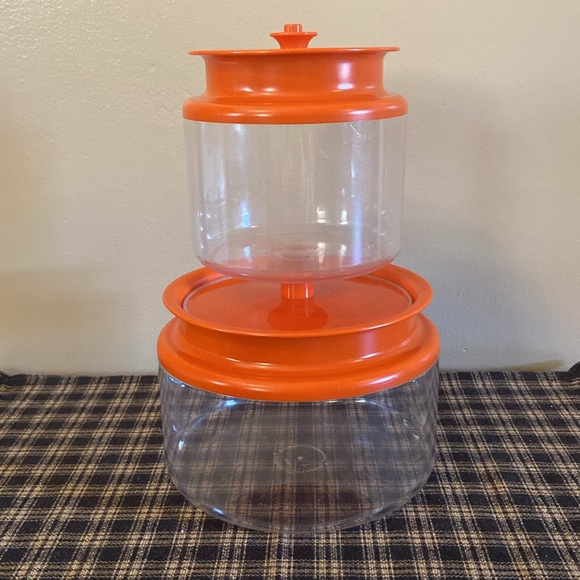 Vintage Tupperware Canisters - Picture 1 of 13